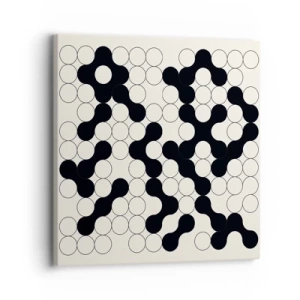 Obraz na plátně - Čínská hra – variace - 30x30 cm