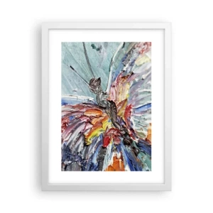 Plakát v bílém rámu - Namalovaný přírodou - 30x40 cm