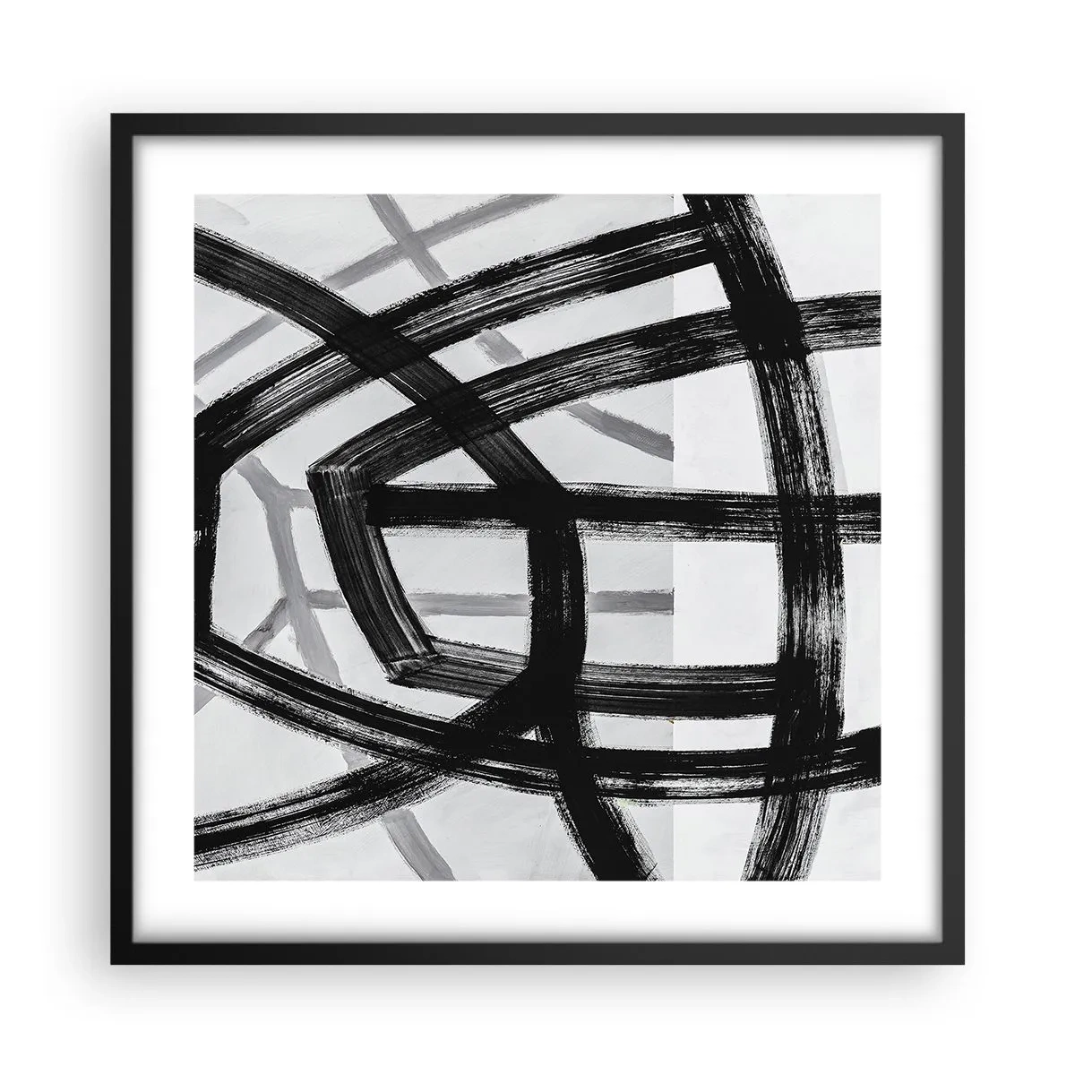 Plakát v černém rámu - Hloubka - 50x50 cm