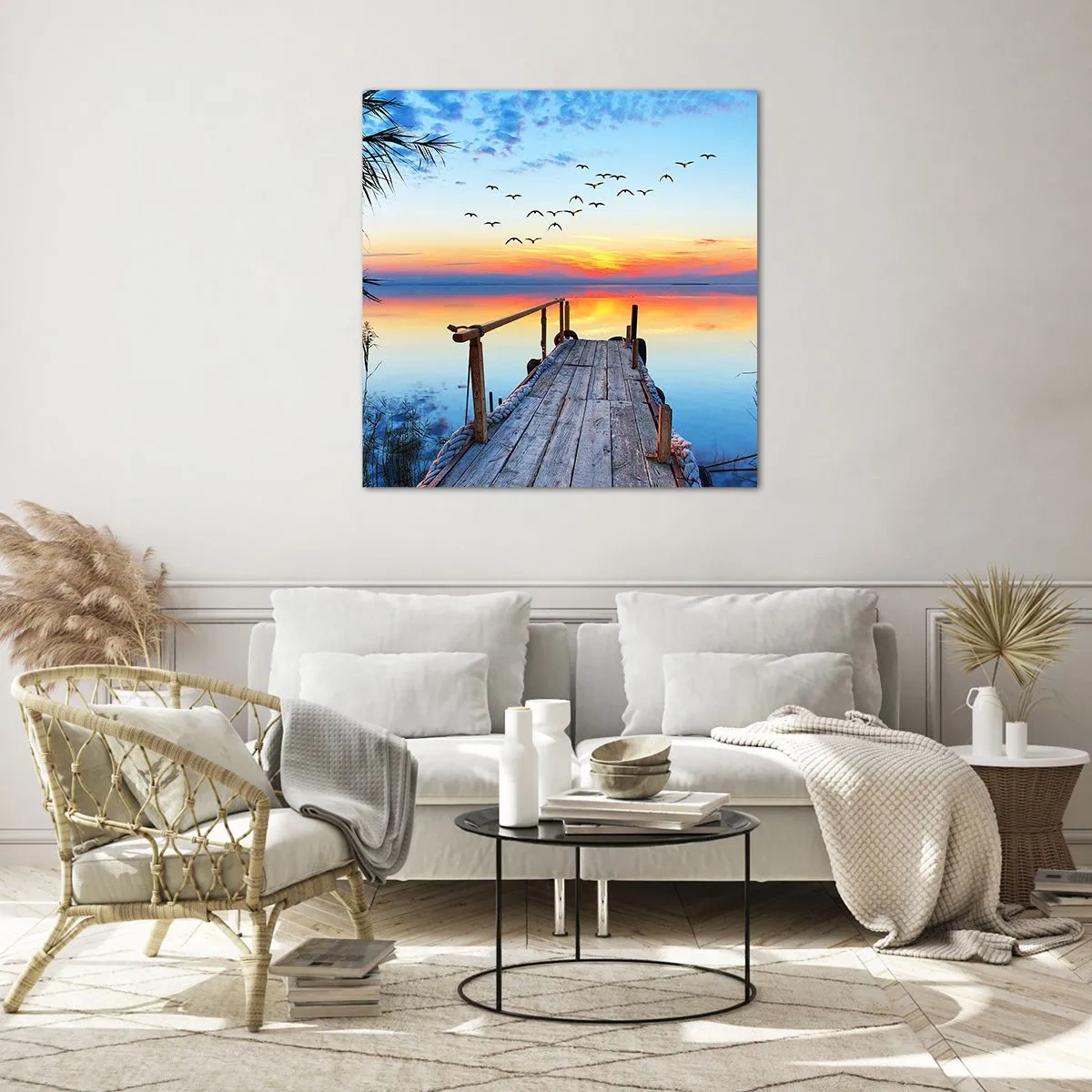 Obraz na skle - Je čas vrátit se… - 40x40 cm