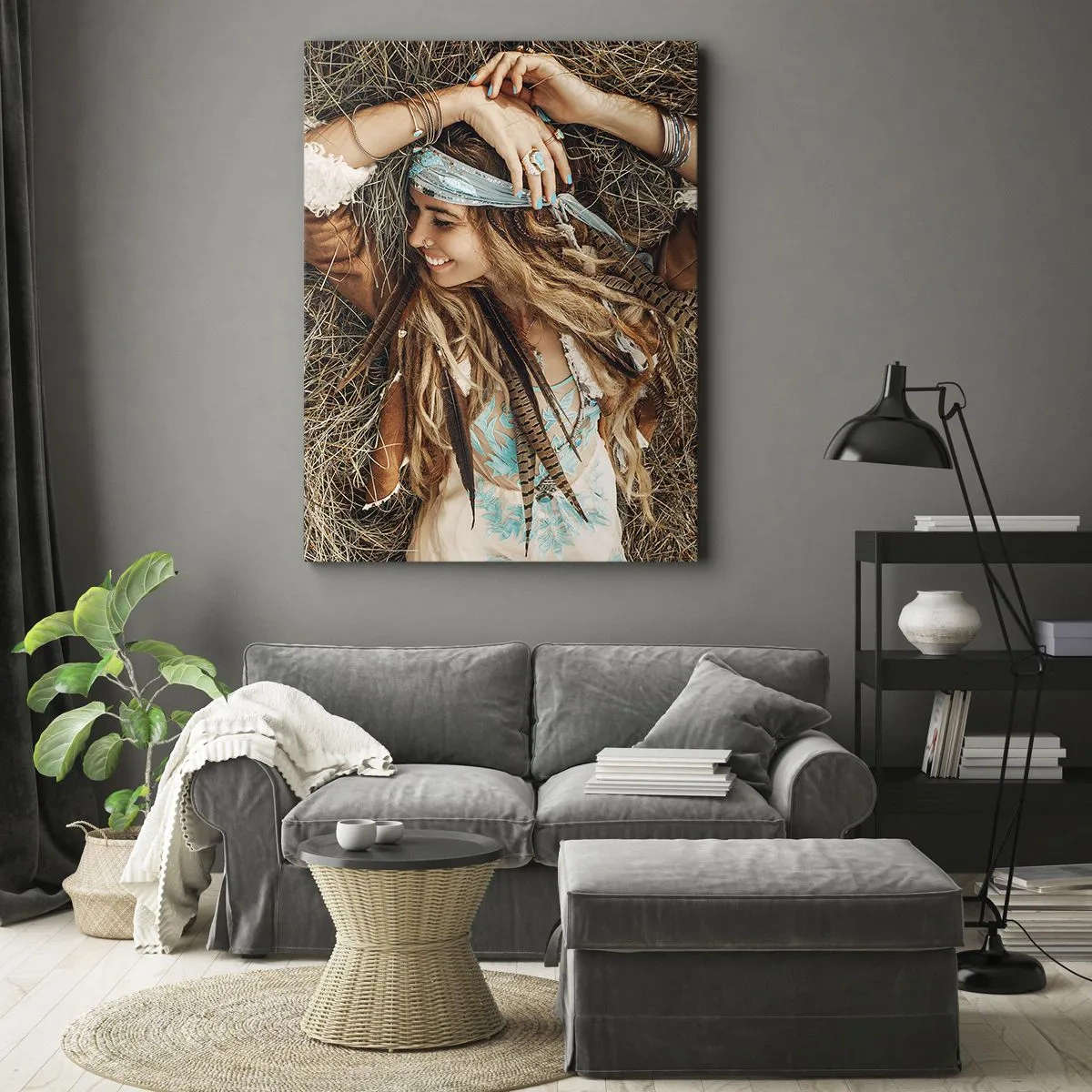 Obraz na plátně - Na cestě do léta lásky - 50x70 cm