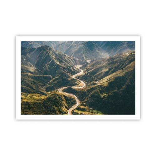 Plakát - Přímo ze srdce hor - 91x61 cm