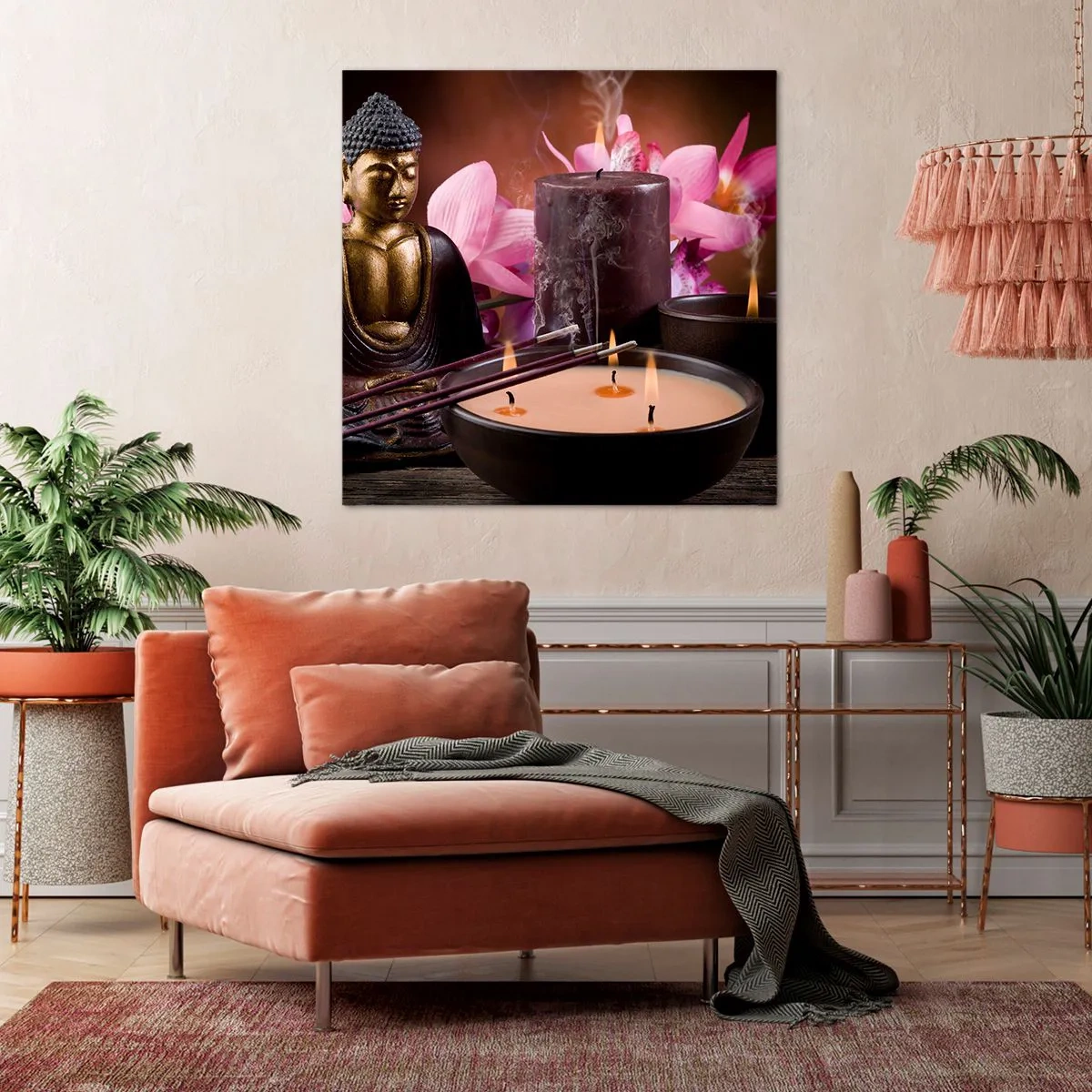 Obraz na plátně - Očistit mysl, uklidnit tělo - 60x60 cm