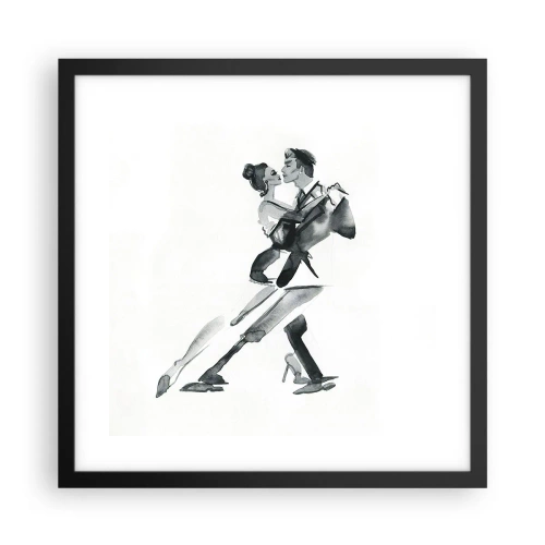 Plakát v černém rámu - V jednom rytmu - 40x40 cm