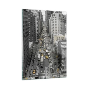 Obraz na skle - Život New Yorku - 50x70 cm