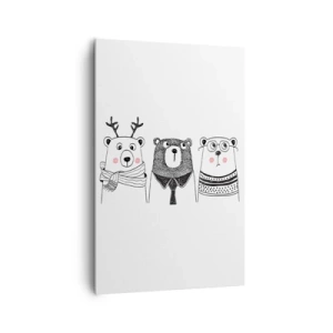 Obraz na plátně - Medvěd, medvídek a méďa - 80x120 cm