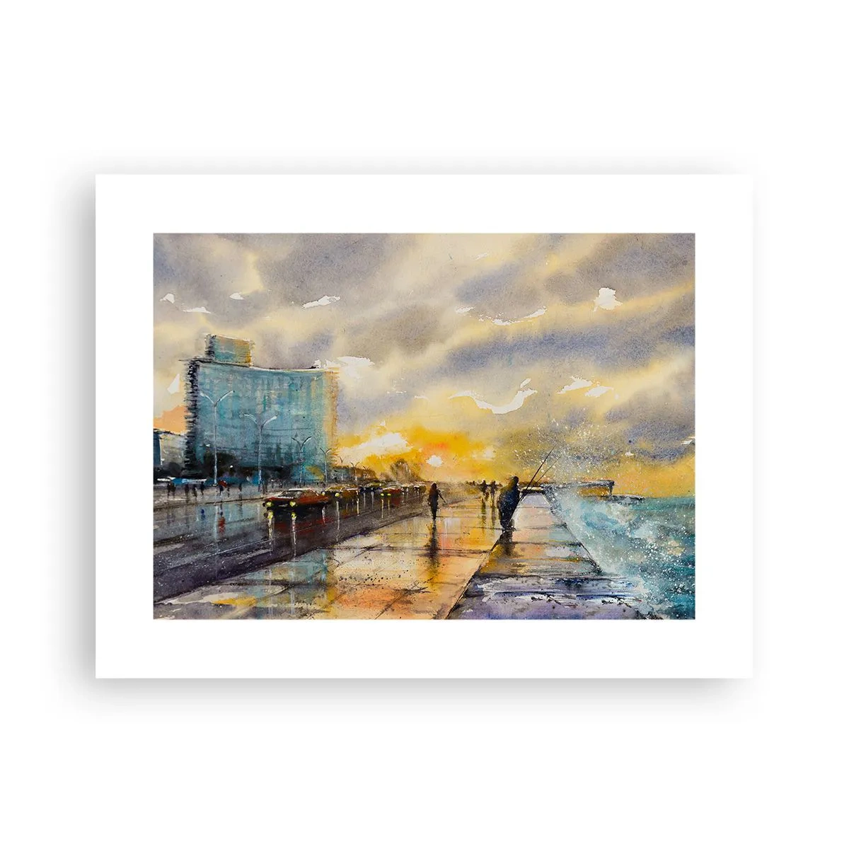 Plakát - Život na pobřeží - 40x30 cm