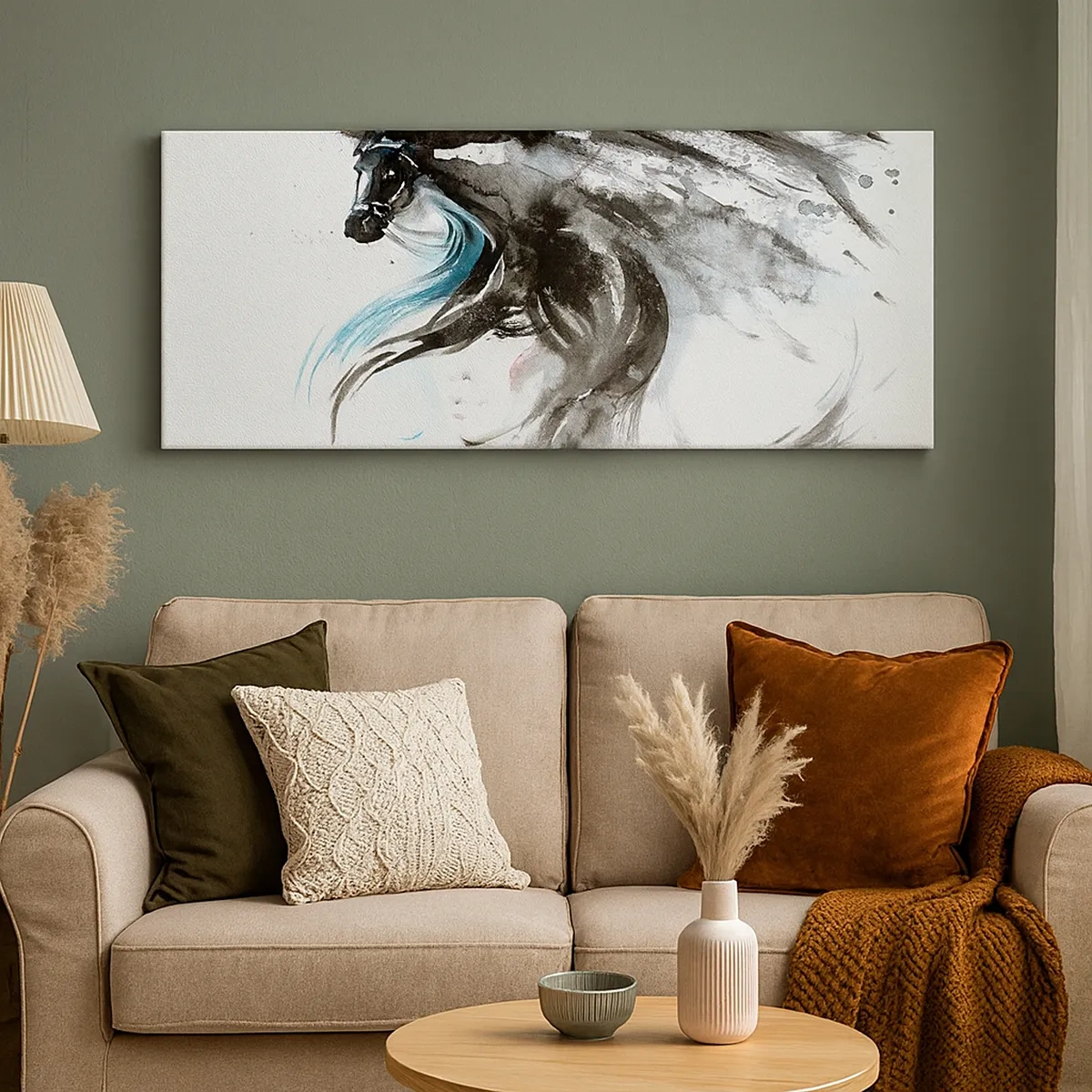 Obraz na plátně - Cval Černého knížete - 30x30 cm