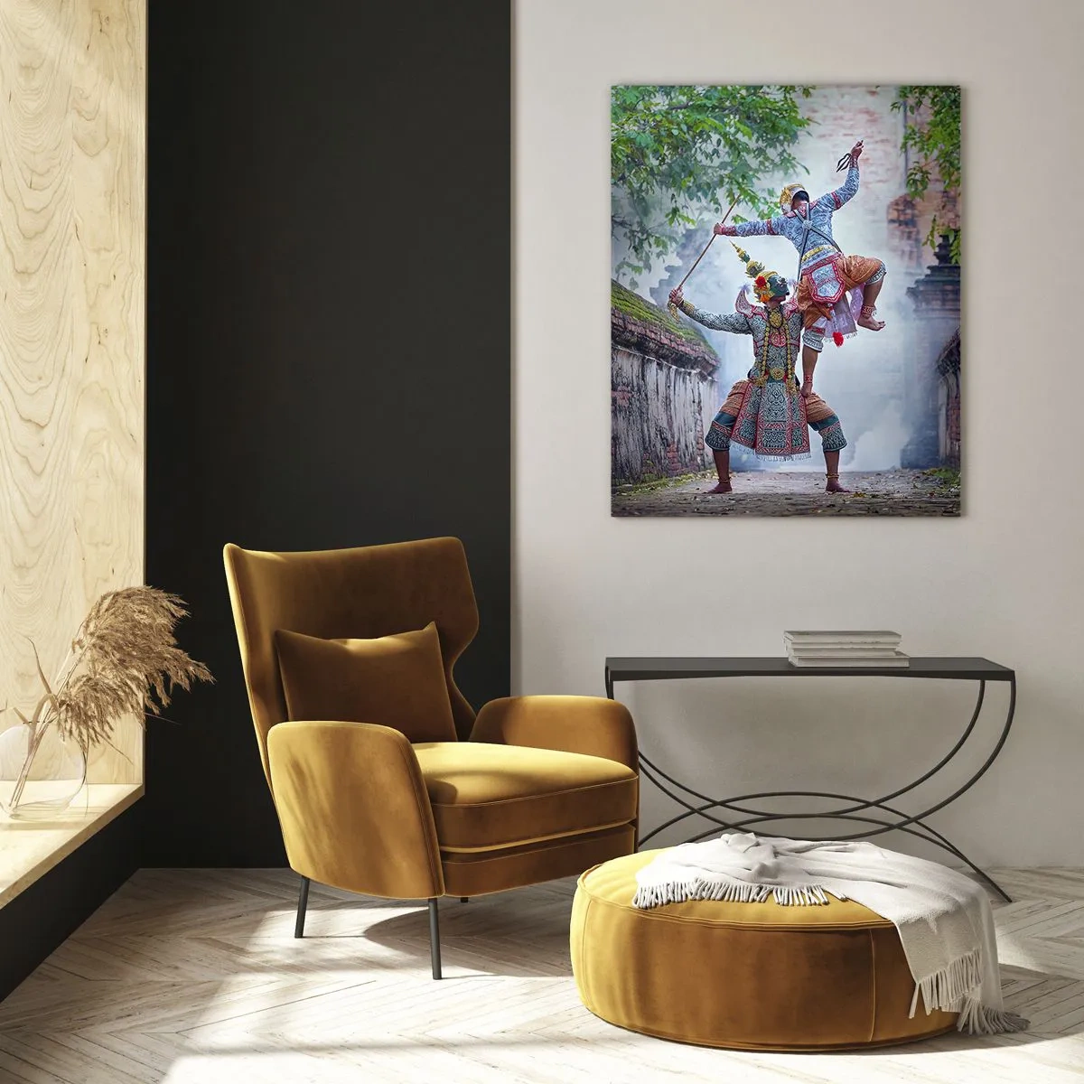Obraz na skle - Vražedně krásný tanec - 50x70 cm