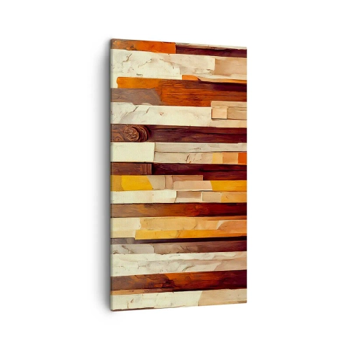 Obraz na plátně - Hymna lesních stromů - 45x80 cm