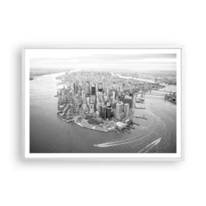 Plakát v bílém rámu - Jak nemilovat? - 100x70 cm