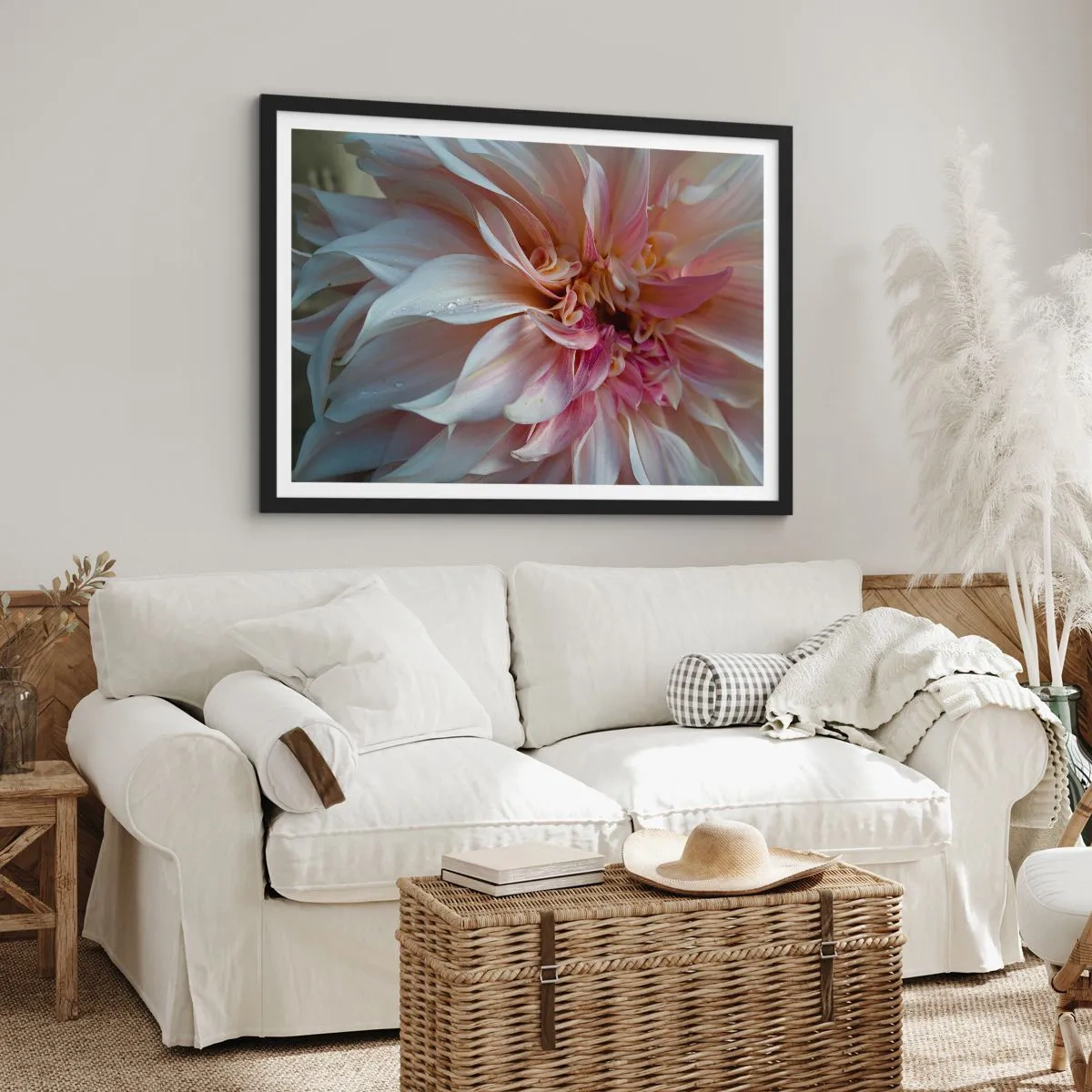 Plakát v černém rámu - Kvetoucí svěžest - 70x50 cm