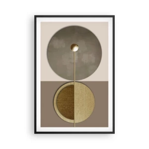 Plakát v černém rámu - Dokonalá rovnováha - 61x91 cm