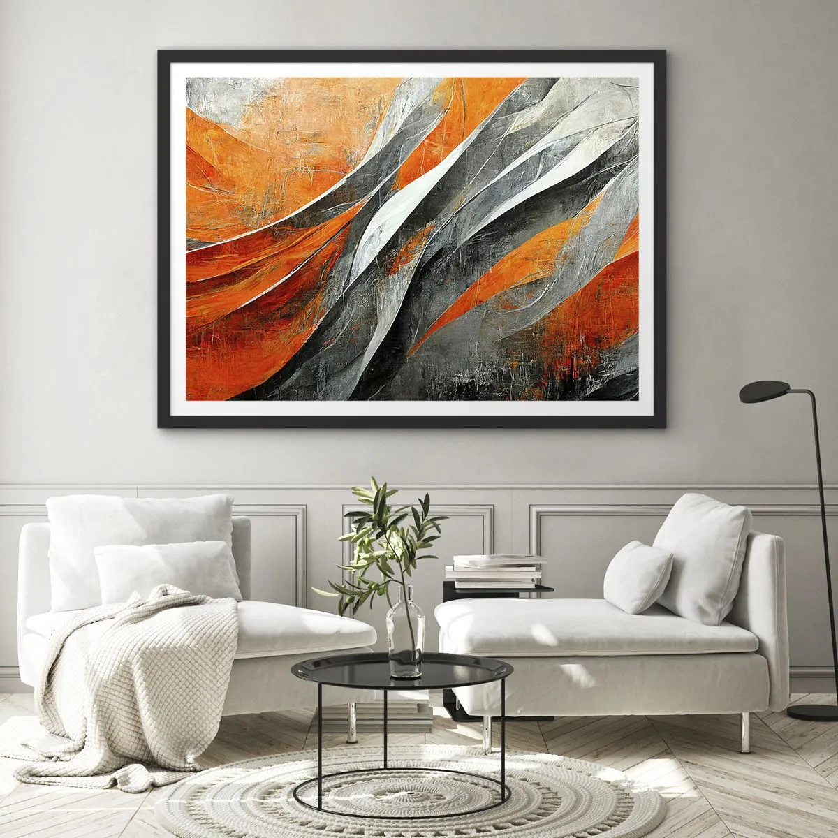 Plakát v černém rámu - Žár a chlad - 91x61 cm