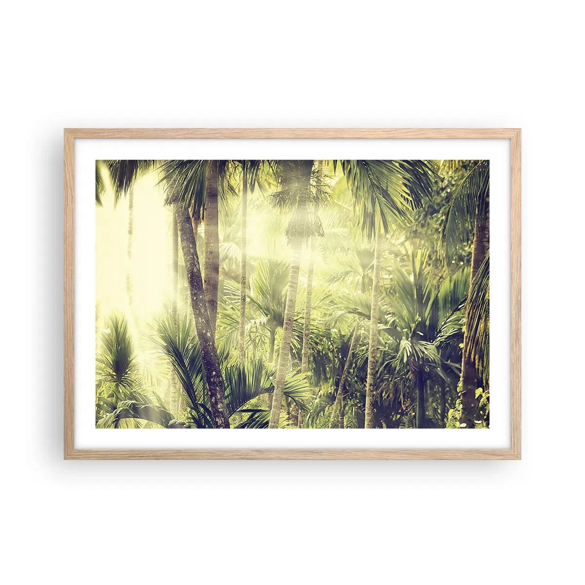 Plakát v rámu světlý dub - V zeleném žáru - 70x50 cm