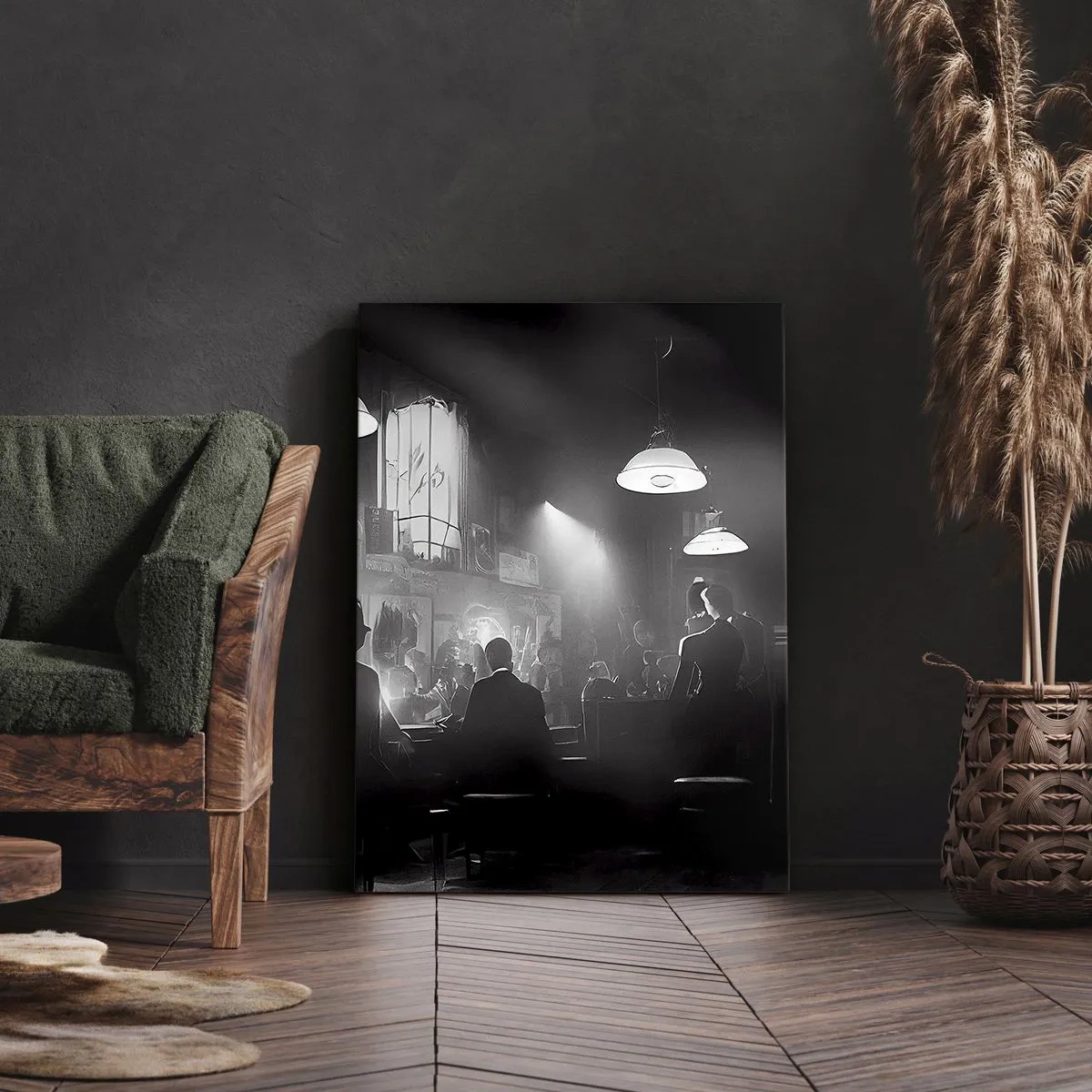 Obraz na plátně - V jazzové atmosféře - 50x70 cm