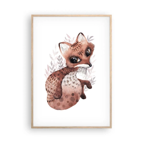 Plakát v rámu světlý dub - Prostě se zamilovat - 70x100 cm