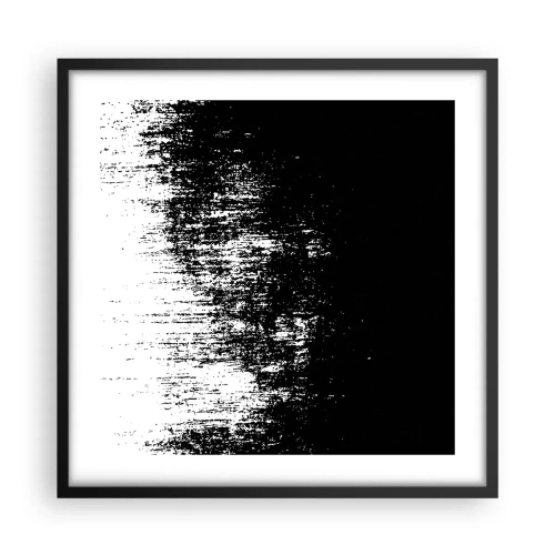 Plakát v černém rámu - Vítězem se stává… - 50x50 cm