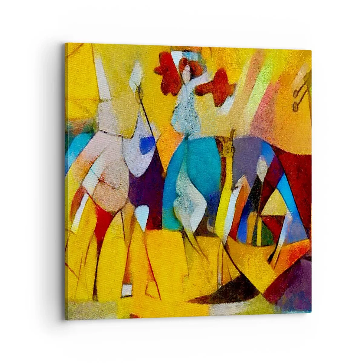 Obraz na plátně - Slunce - život - radost - 70x70 cm