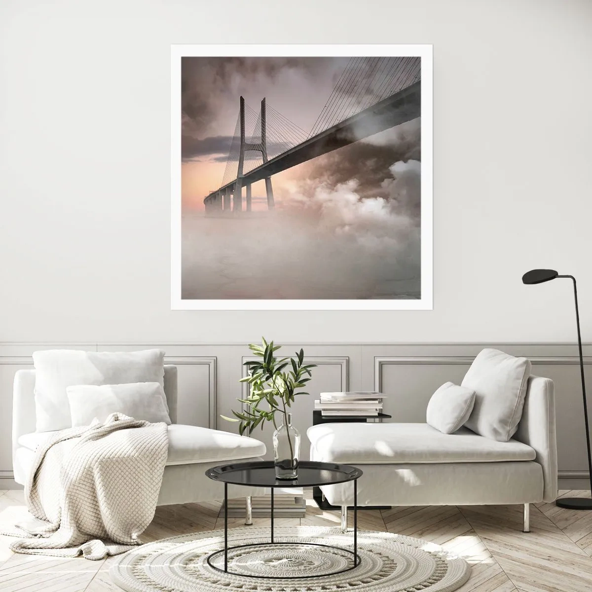 Plakát - U řeky, která není - 50x50 cm