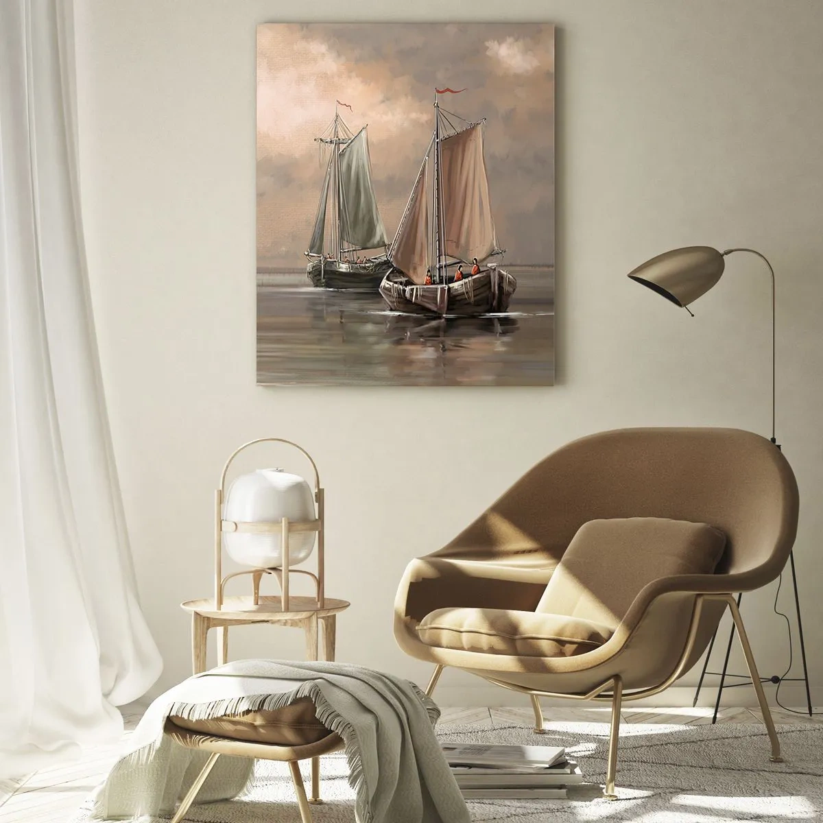 Obraz na skle - Návrat námořníků - 50x70 cm