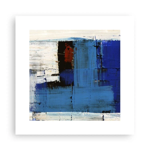 Plakát - Tajemství modré - 30x30 cm