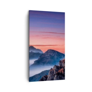 Obraz na plátně - Nad údolími - 45x80 cm