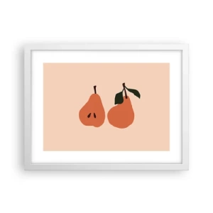 Plakát v bílém rámu - Čirá sladkost - 40x30 cm