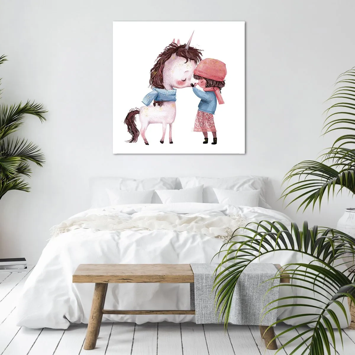 Obraz na plátně - Zimní příběh - 40x40 cm