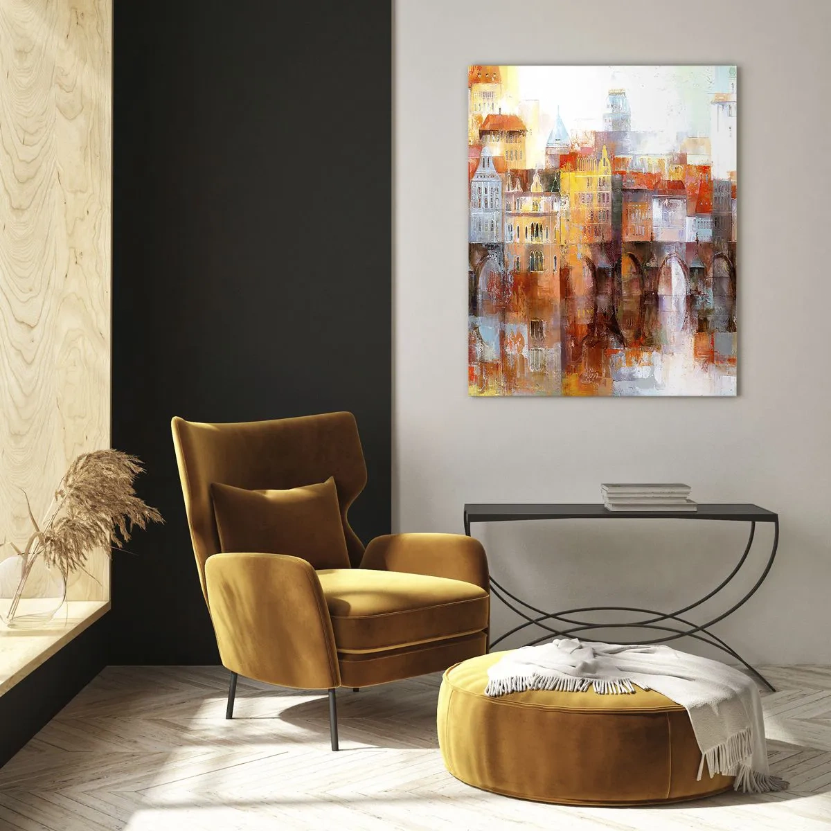 Obraz na skle - Pod mostem je taky krásně - 50x70 cm