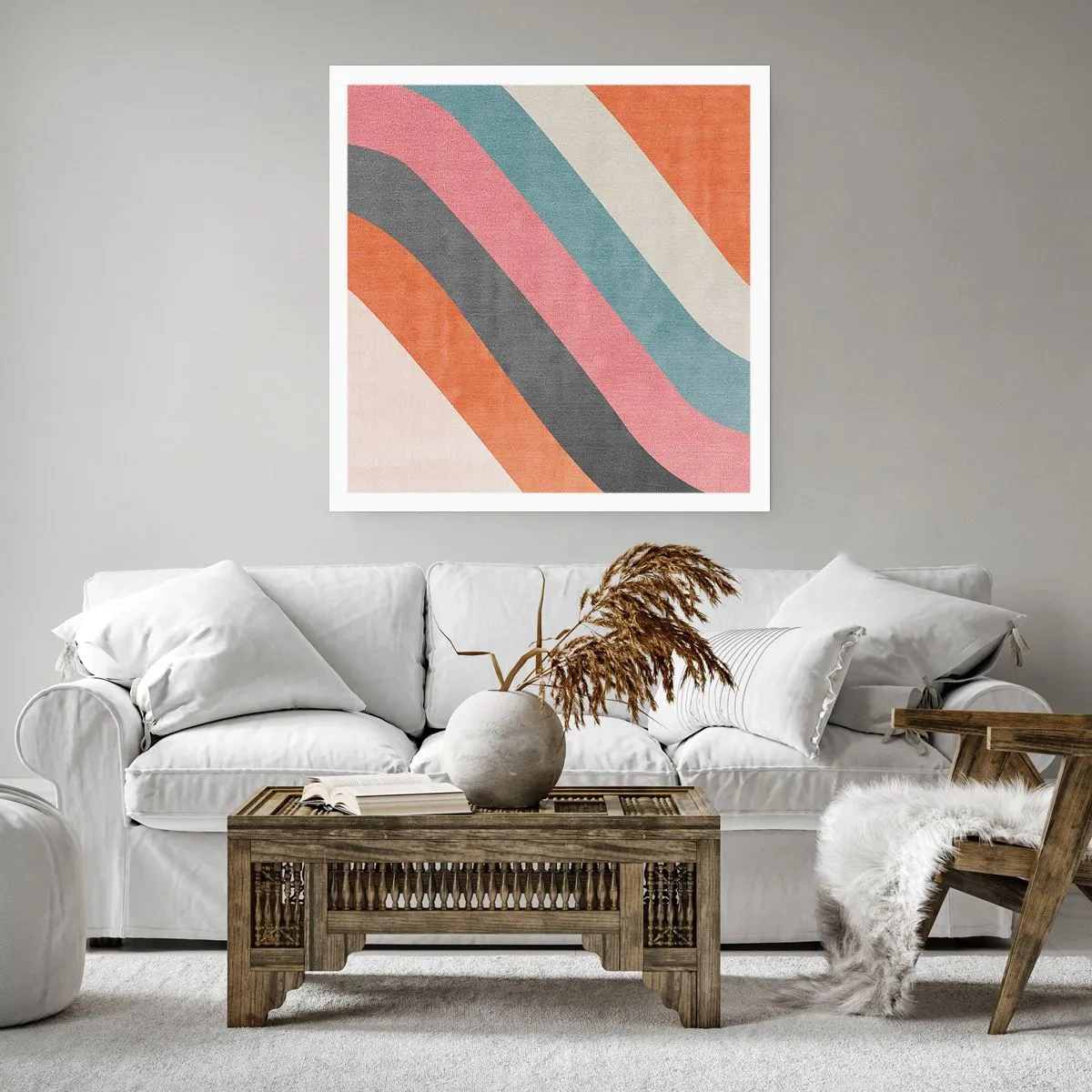 Plakát - Diagonální kompozice – pohyb - 30x30 cm