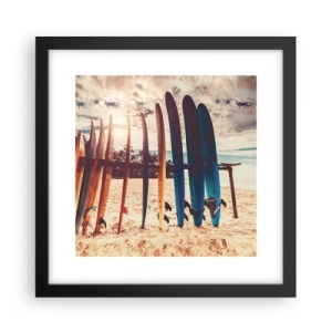 Plakát v černém rámu - Dobrou noc, nashle zítra. - 30x30 cm