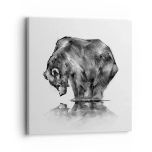 Obraz na plátně - Je příjemné se sekat s někým blízkým - 30x30 cm