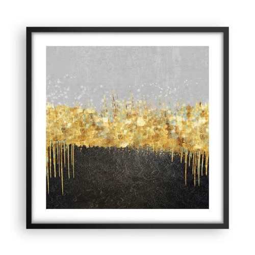 Plakát v černém rámu - Dovnitř a vzhůru - 50x50 cm