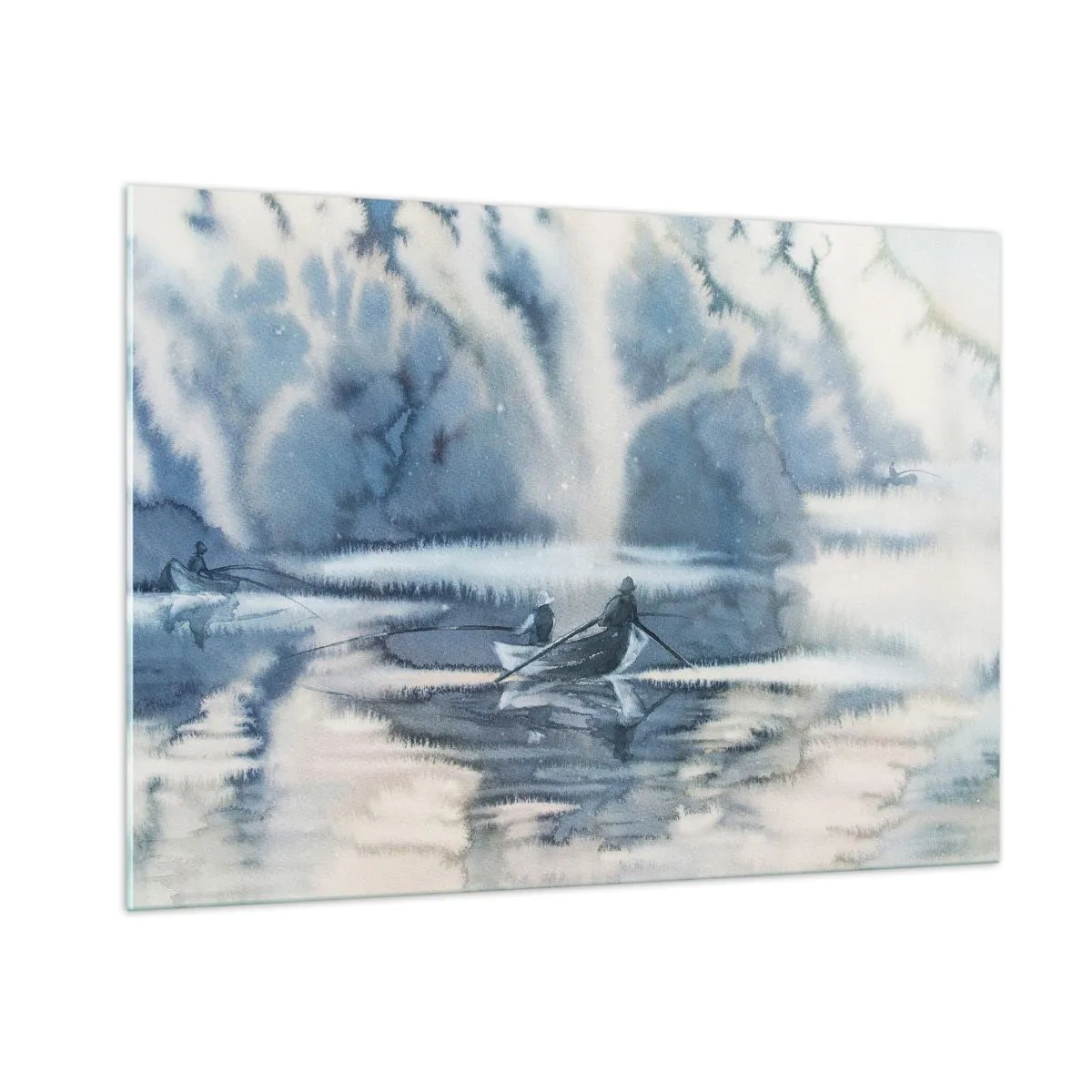 Obraz na skle - Rybáři ve svém ráji - 100x70 cm