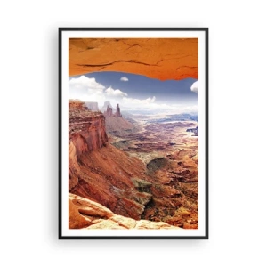 Plakát v černém rámu - Vytesané samotnou přírodou - 70x100 cm