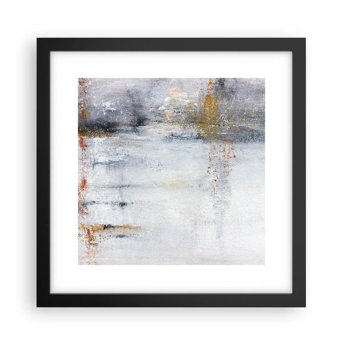 Plakát v černém rámu - Za závojem vzduchu - 30x30 cm