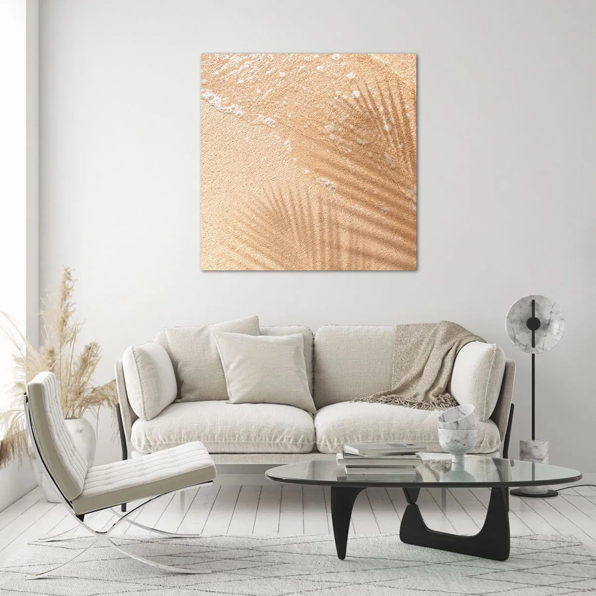 Obraz na skle - Stín horkého léta - 30x30 cm