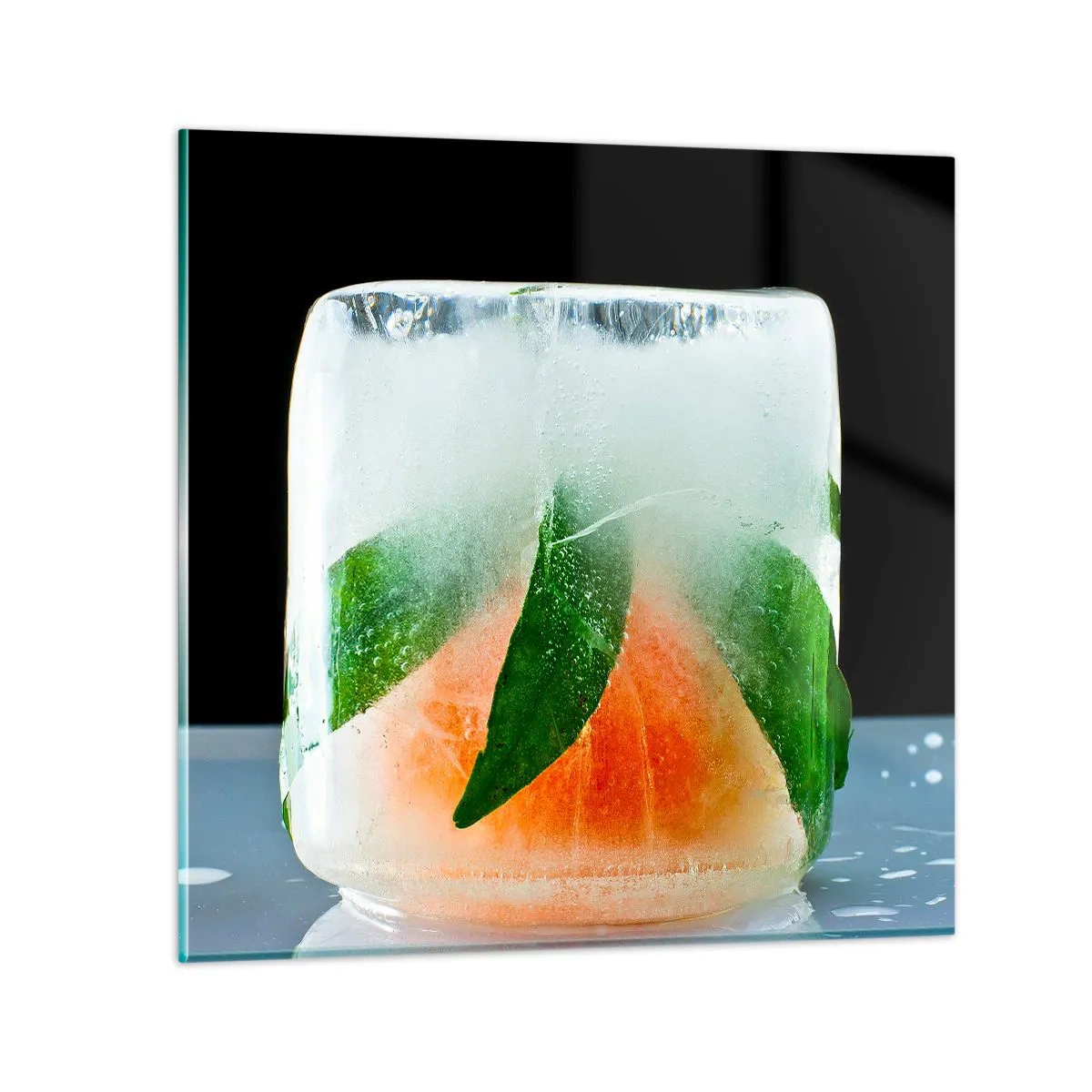 Obraz na skle - Svěžest a osvěžení - 60x60 cm