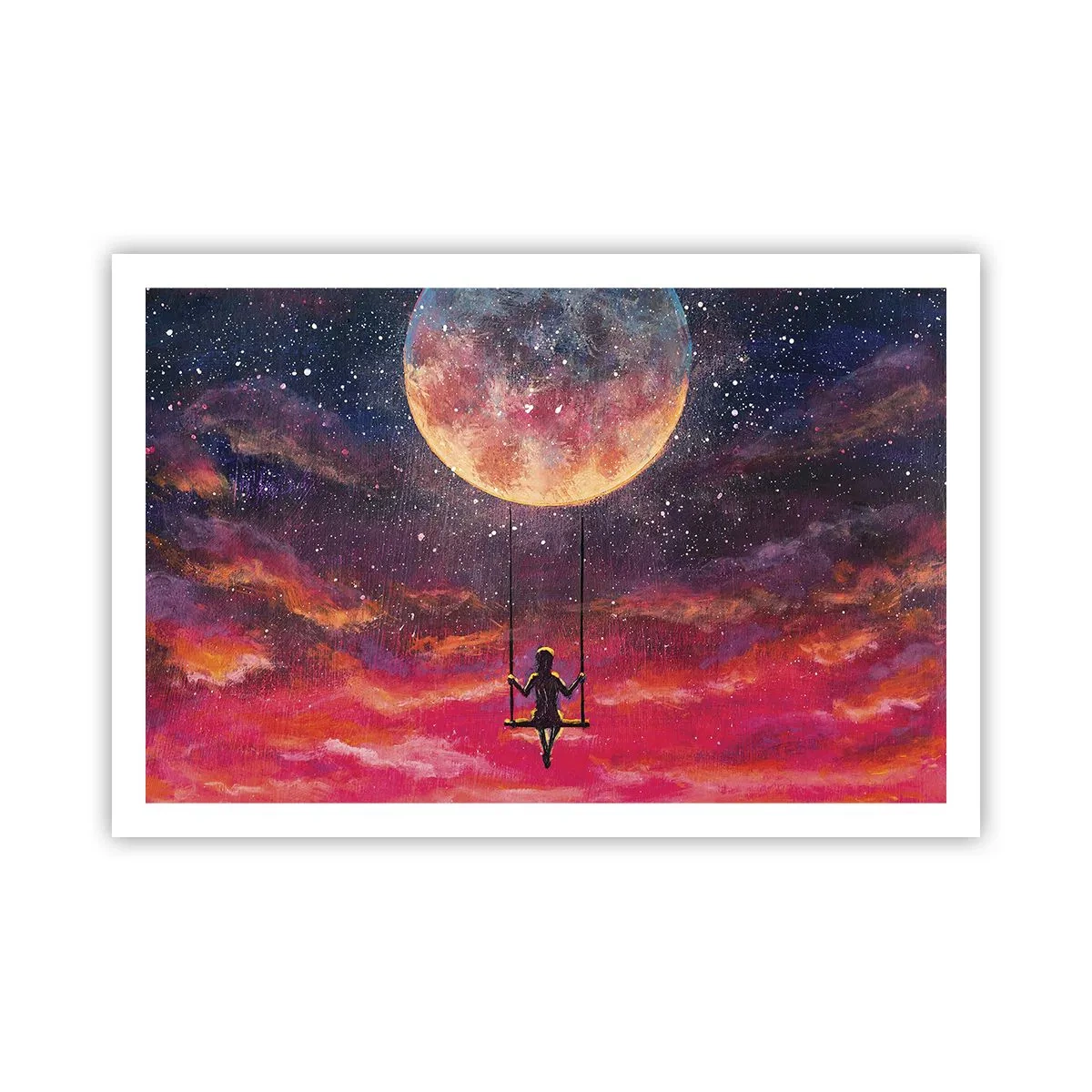 Plakát - Stavět si vzdušné zámky - 91x61 cm