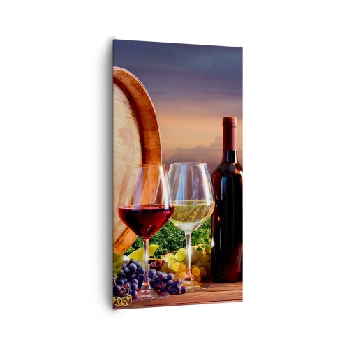 Obraz na plátně - Tady má život chuť - 65x120 cm