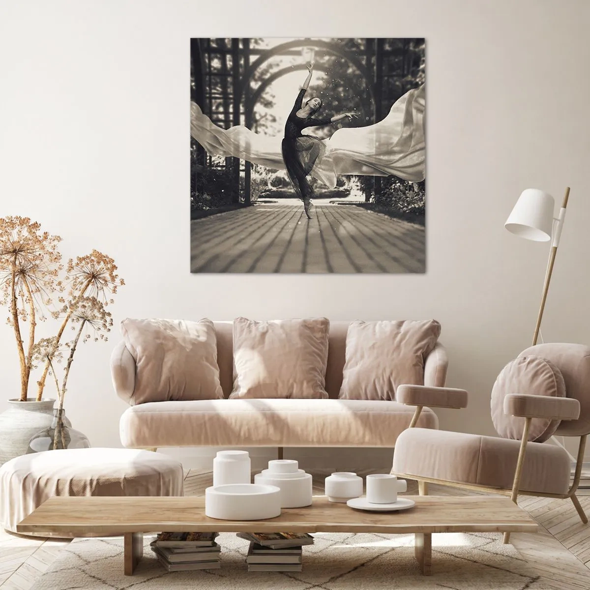 Obraz na plátně - Tanec ducha zahrady - 70x70 cm