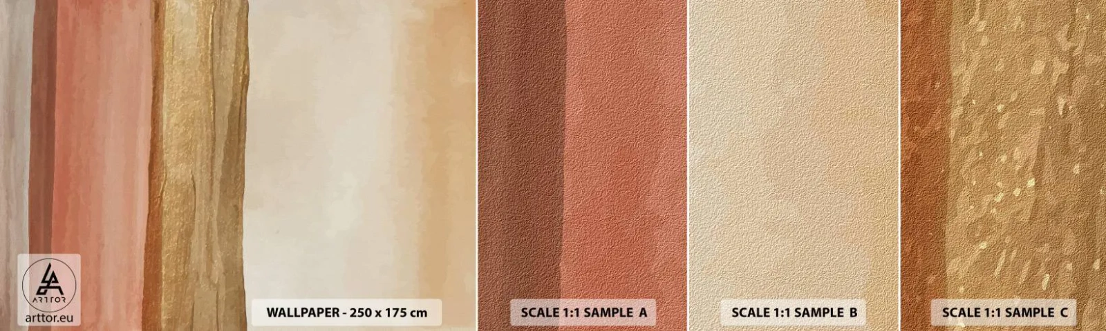 Fototapeta Vzorek Standard Eco - Vertikální kompozice - Abstrakce, Kus, Moderní umění. - 100x30 cm