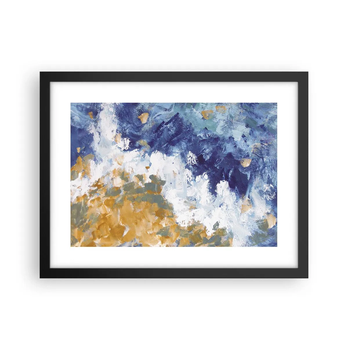 Plakát v černém rámu - Tanec živlů - 40x30 cm