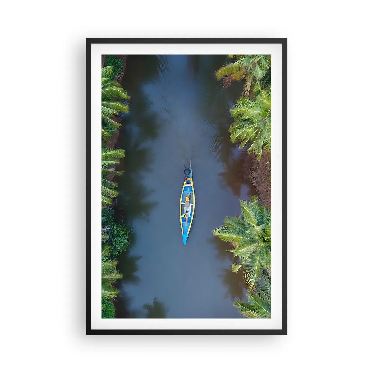 Plakát v černém rámu - Na tropické stezce - 61x91 cm