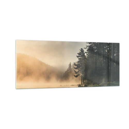 Obraz na skle - Zrození dne - 100x40 cm