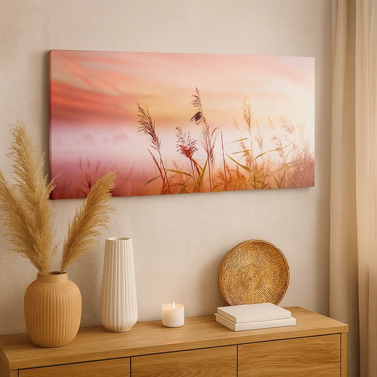 Obraz na plátně - Draci, pampelišky a vítr - 30x30 cm