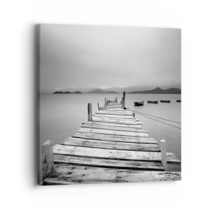 Obraz na plátně - Za horami, za moři - 40x40 cm