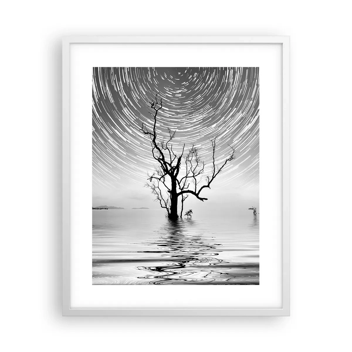 Plakát v bílém rámu - Symfonie přírody - 40x50 cm