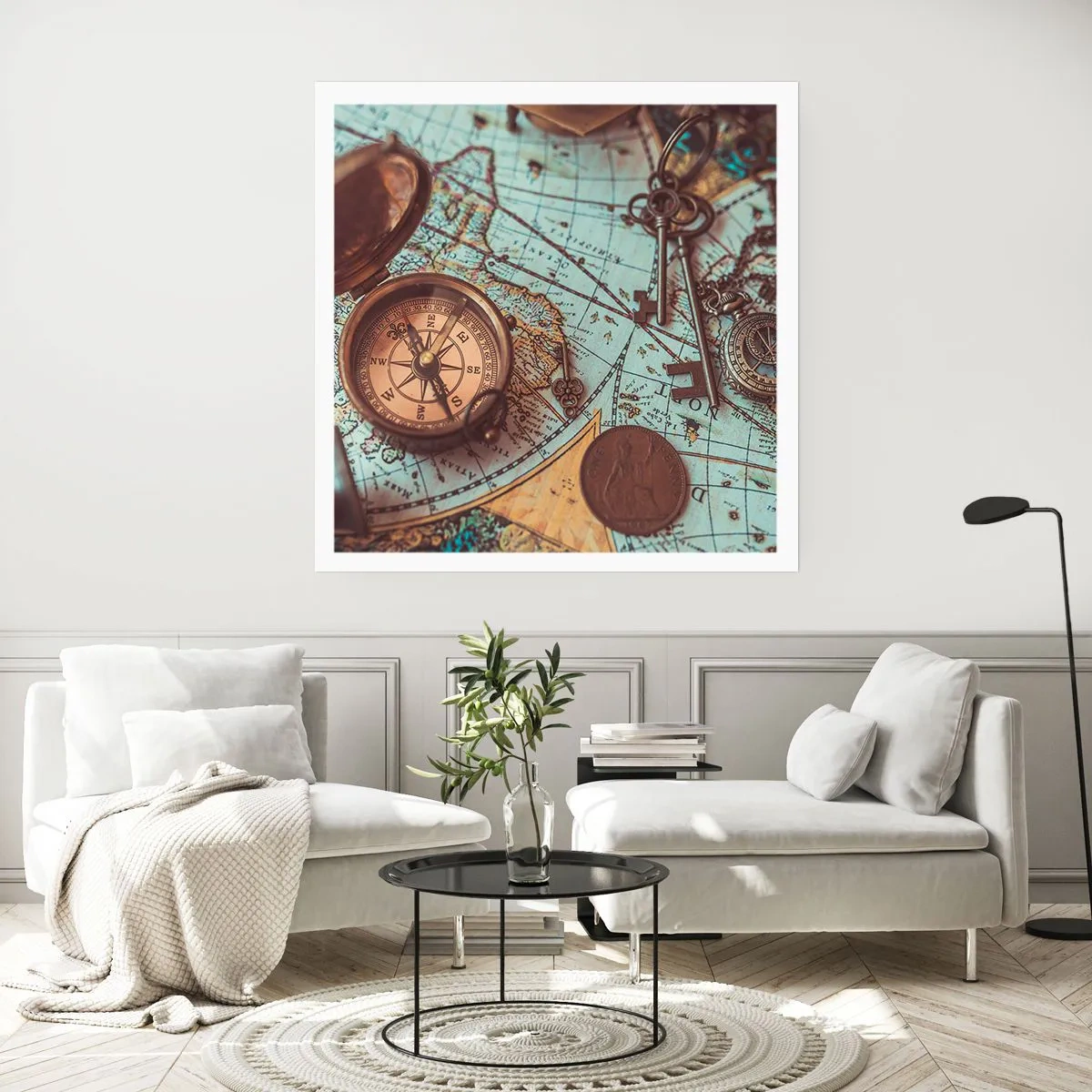 Plakát - Pro dobrodruha - 60x60 cm